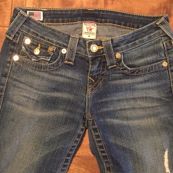 True Religion Jeans Crystal Buttons - Picture 1 of 8